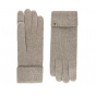 Beige Wool and Cashmere Gloves - Roeckl
