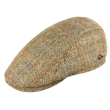 Jackson Flat Cap with ear flaps Wool Beige - Göttmann Reference: 17453 | Traclet Hat Shop