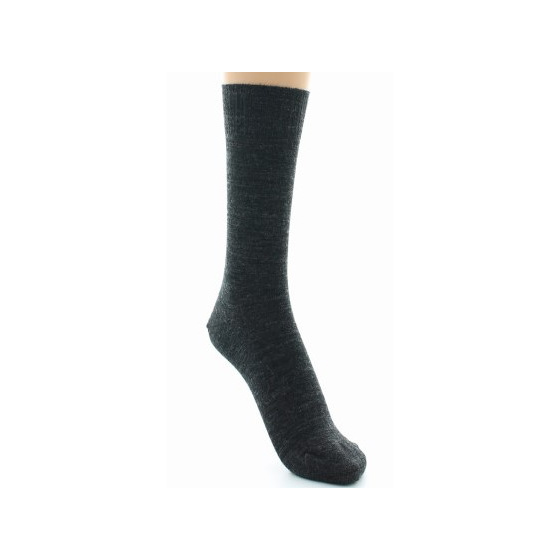 Sensitive Legs Socks Without Elastic Anthracite Made in France - Perrin