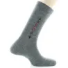 Men's Gray Wool Socks Made in France - Perrin Reference: 18934| Traclet Hat Shop