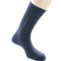 Men's Navy Wool Socks Made in France - Perrin