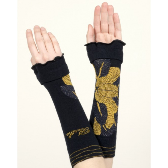 Women's Heart Cotton Mittens - Perrin