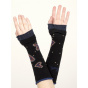 Women's Heart Cotton Mittens - Perrin