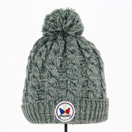 Gstaad Burgundy Pompom Beanie - Pipolaki