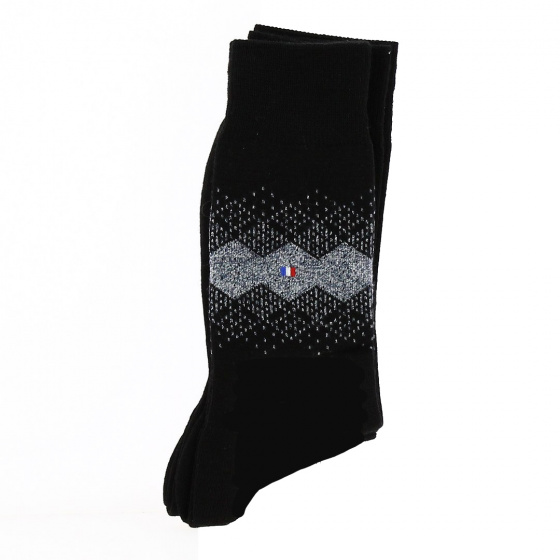 Chaussettes Fantaisie 2 paires Laine - Perrin