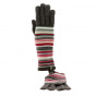 Striped Wool Gloves - Roeckl