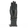 Gants Cuir Doublé Polaire Noir - Isotoner Référence : 15043
