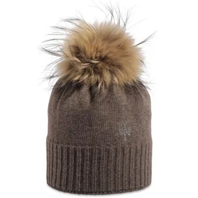 Giulia Star Pompom Beanie Taupe - Pipolaki  Reference: 17451 | Chapellerie Traclet