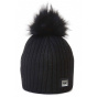 MERRY Strass Black pompom hat - Pipolaki