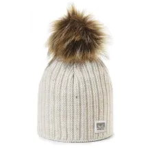 Bonnet à pompon MERRY Crème - Pipolaki