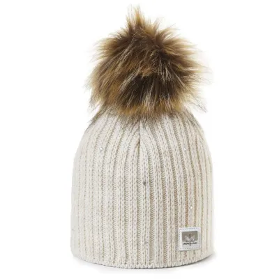 MERRY Cream Pom Pom Beanie - Pipolaki Reference: 7249 | Traclet Hat Shop