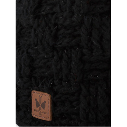 Black Armony Pom-Pom Beanie - Pipolaki