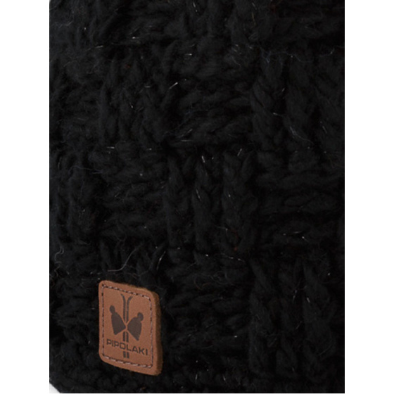 Bonnet à Pompon Armony Noir - Pipolaki