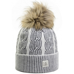 Rina Fur Pompom Beanie - Pipolaki