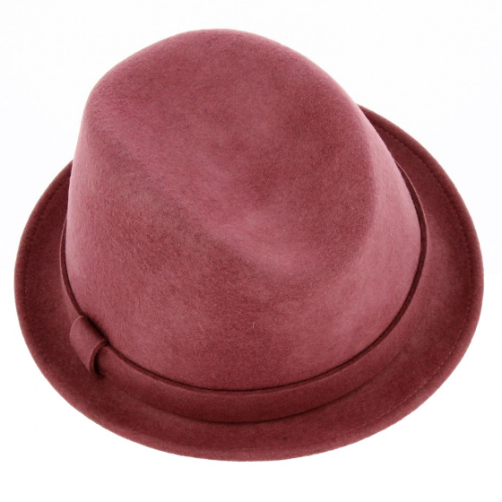Colored Wool Trilby Hat - Traclet Colored Wool Trilby Hat - Traclet