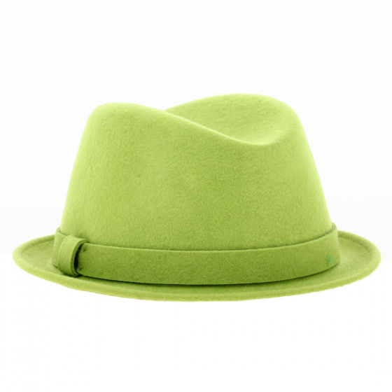 Colored Wool Trilby Hat - Traclet Colored Wool Trilby Hat - Traclet