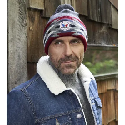 Charles Anthracite Pompom Beanie - Pipolaki