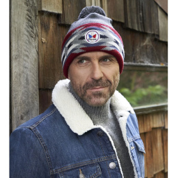 Charles Anthracite Pompom Beanie - Pipolaki