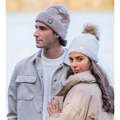 Ennio Wool & Silk Beige Beanie - Pipolaki  Reference: 18948| Traclet Hat Shop