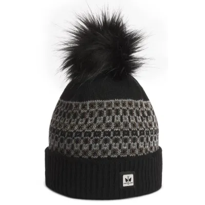 Bonnet à Pompon Juliette Noir - Pipolaki