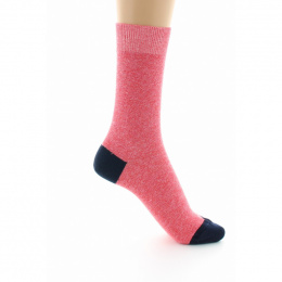 Sensitive Legs Socks Without Elastic Red Made in France - Perrin