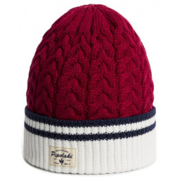 Red & White Arasi Beanie - Pipolaki