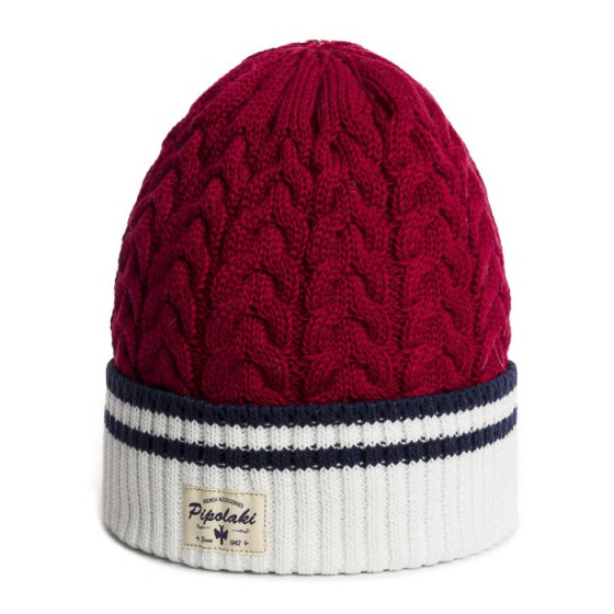 Bonnet Arasi Rouge & Blanc - Pipolaki Bonnet Arasi Rouge & Blanc - Pipolaki