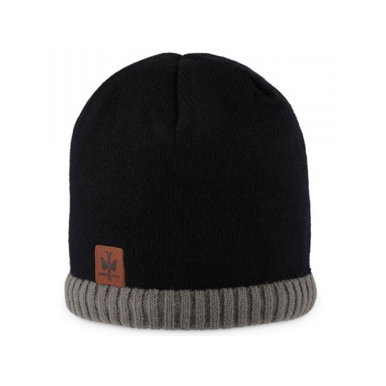 Men's Mesa Black Beanie - Pipolaki