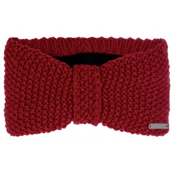 Nunka Knit Bow Headband Burgundy - Pipolaki