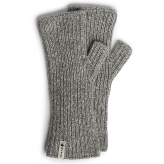 Alix Black Fingerless Gloves Made in France - Pipolaki