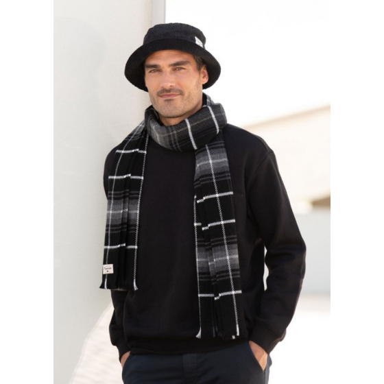 Men's Robin Black Scarf - Pipolaki