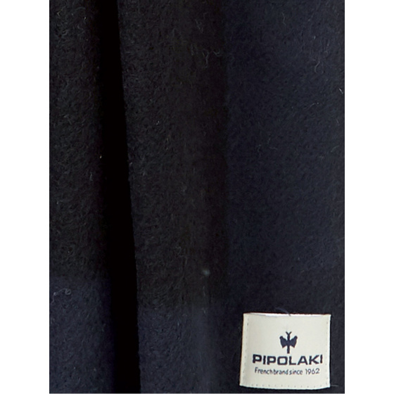 Men's Valentine Scarf Black & Navy - Pipolaki Men's Valentine Scarf Black & Navy - Pipolaki