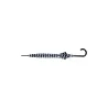 Navy Striped Walking Umbrella for Women - Piganiol Reference: 14984