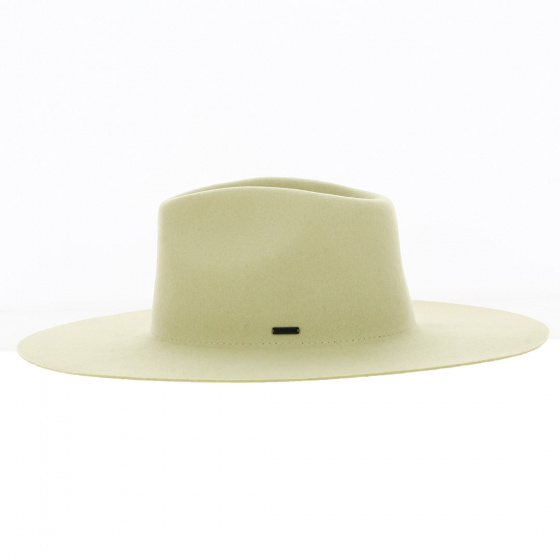 Primrose Wool Felt Traveller Hat Cream - Brixton Primrose Wool Felt Traveller Hat Cream - Brixton
