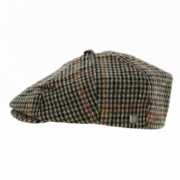Beige Houndstooth Brood Cap - Brixton