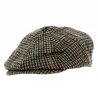 Casquette Brood Carreaux marron - Brixton Reference : 19003 | Chapellerie Traclet