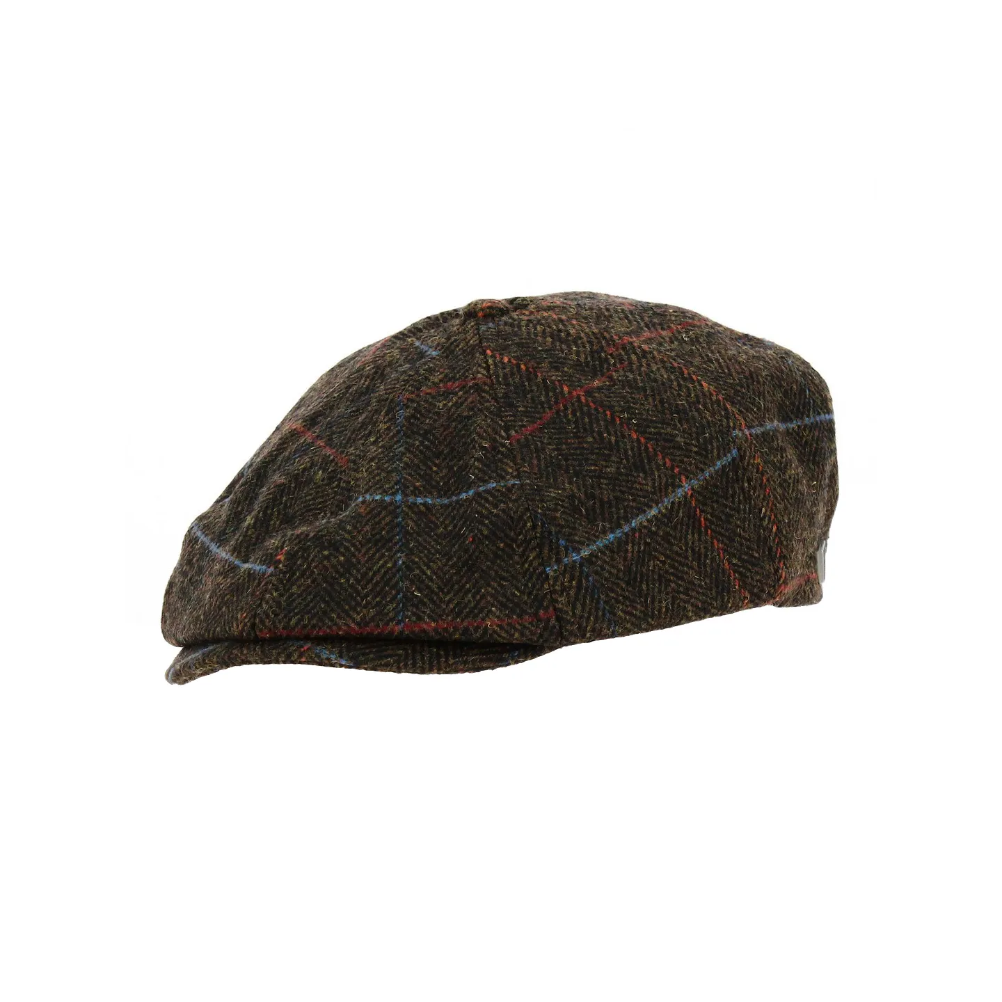Casquette Brood Carreaux marron - Brixton Reference : 19003 | Chapellerie Traclet