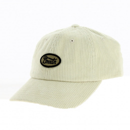 Cream Cotton Parsons Snapback Cap - Brixton
