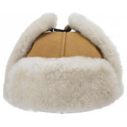 Black Lambskin Harbin Trapper Hat - Seeberger