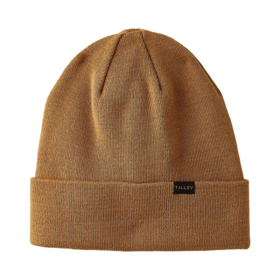 Camel Wool Hiking Beanie - Tilley