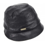 Camille Cloche Hat Camel Leather - Seeberger