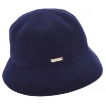Chapeau Cloche Eva Laine Marine - Seeberger