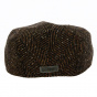 Jackson-2 Cropped Cap Brown Herringbone - Göttmann