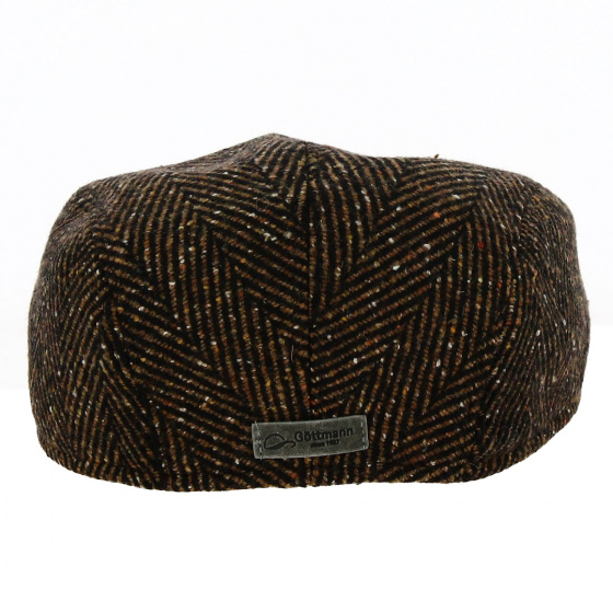 Brown Herringbone Jackson-2 Curved Cap - Göttmann Brown Herringbone Jackson-2 Curved Cap - Göttmann