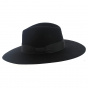 Chapeau Fedora Lola Bord Large Noir - Seeberger
