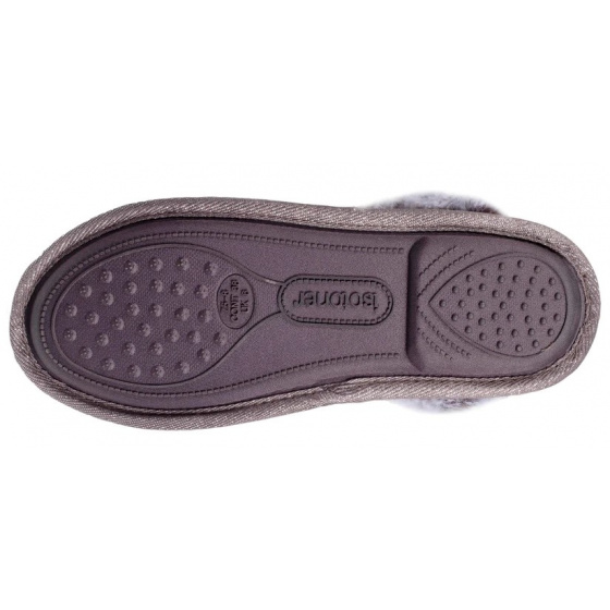 Women's Gray Bootie Slippers - Isotoner Women's Gray Bootie Slippers - Isotoner