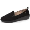 Chaussons Mocassins Femme Semelle EVERYWEAR™ Noir - Isotoner  Boutique Traclet Reference : 19037| Chapellerie Traclet
