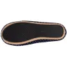 Chaussons Ballerines Femme Pois Nœud Marine - Isotoner  Reference : 19041| Chapellerie Traclet