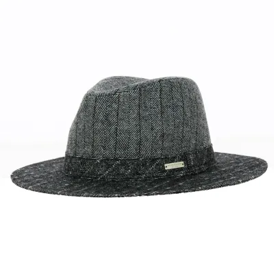 Traveler Mans Wool Hat Black - Seeberger Reference : 19042 | Chapellerie Traclet