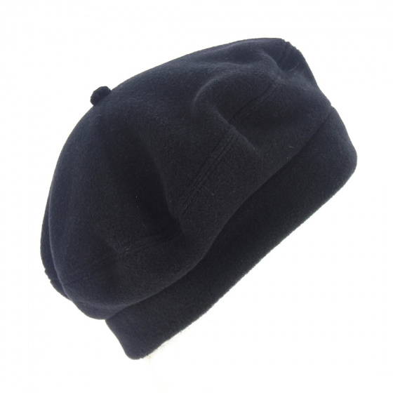 Odil Black Polar Beret - Made In France - Traclet